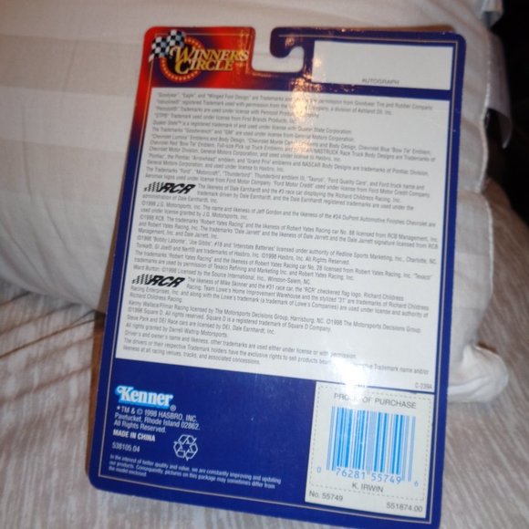 KENNY Irwin Tonka Thunderbird Nascar - Picture 9 of 9